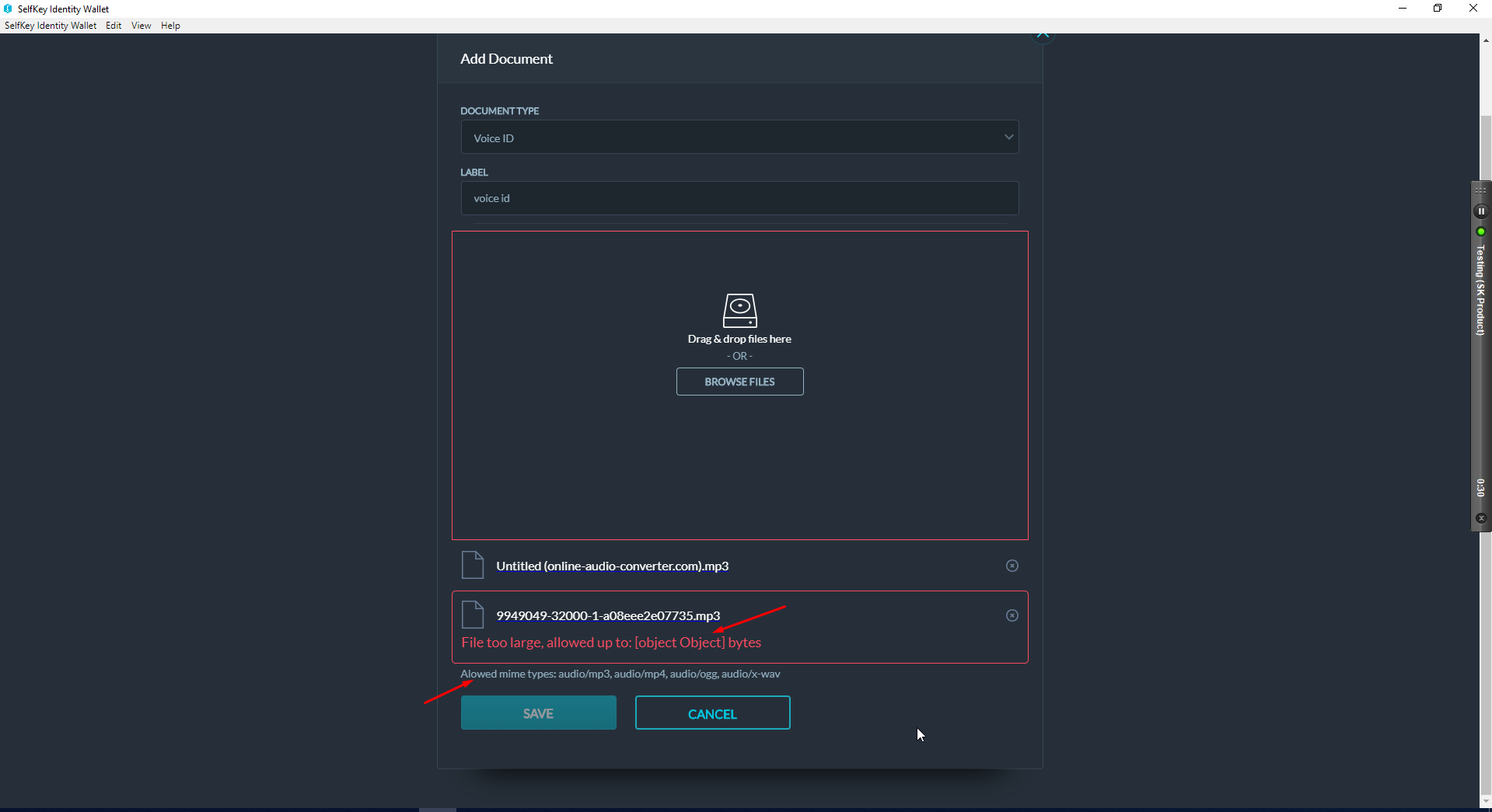 Error when saving Voice ID - can't incorporate · Issue #850 ...