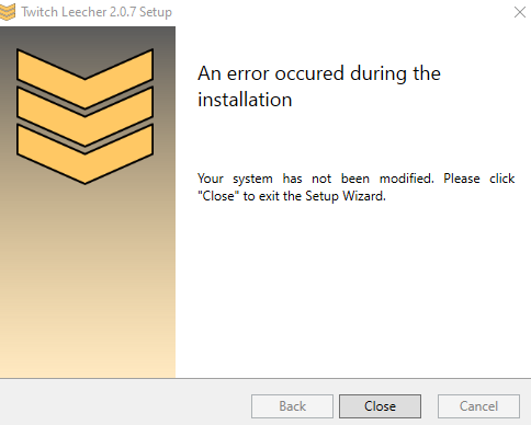twitch leecher encoding error twitch leecher encoding error