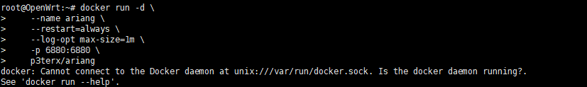 Docker cannot be used · Issue #4331 · openwrt/luci · GitHub