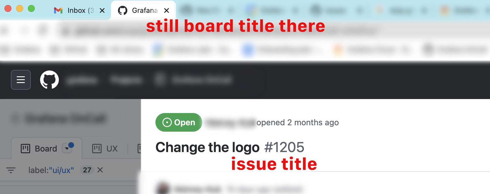 Add Issue title as browser window title when issue opened from board as ...