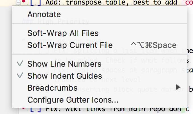 applying settings - softwrap not applied until after viewed another ...