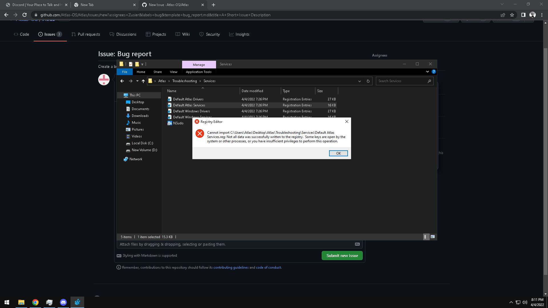 A Short Issue Description · Issue #135 · Atlas-OS/Atlas · GitHub