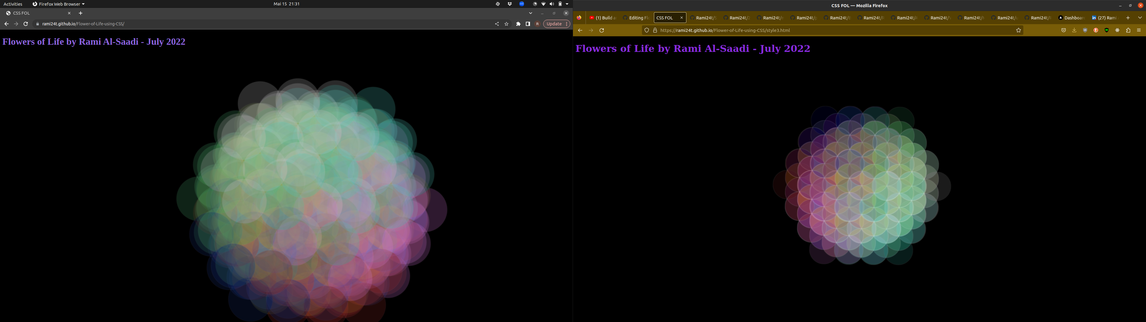GitHub - Rami24t/Flower-of-Life-using-CSS: Drawing the Flower of Life ...