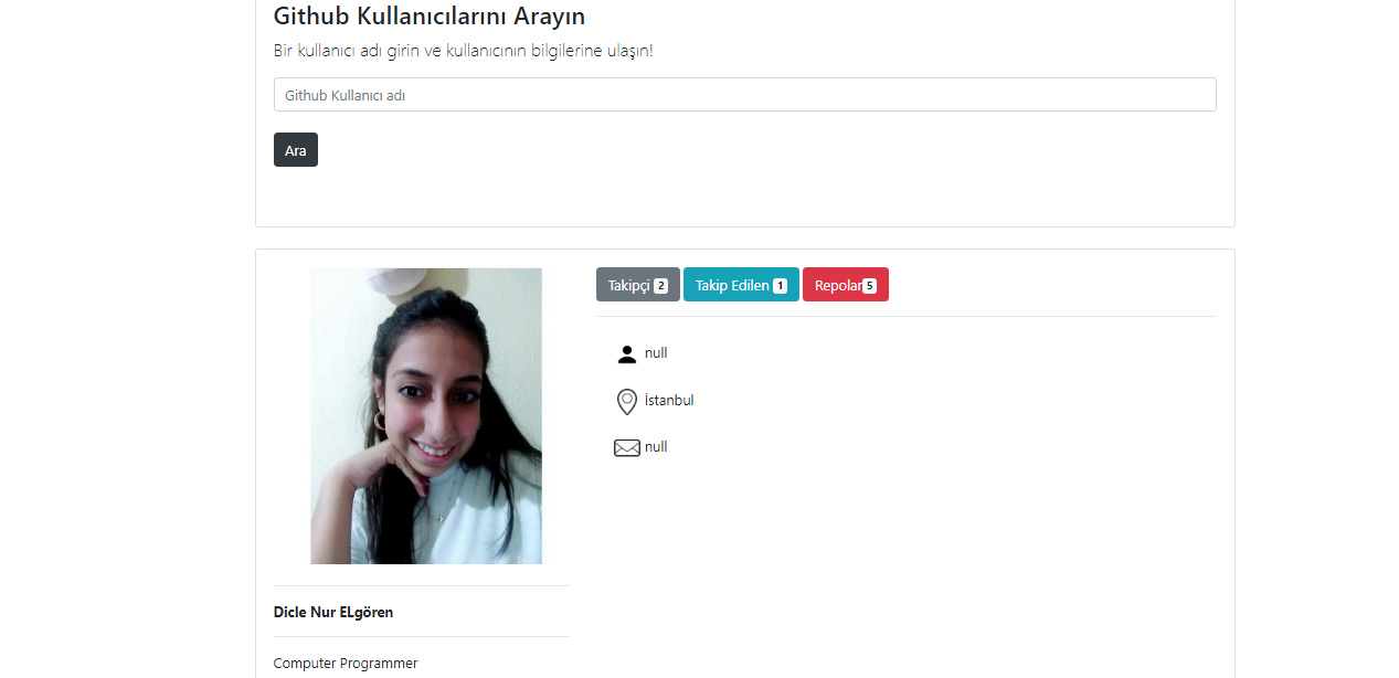 GitHub - diclenurelgoren/GitHub-Api · GitHub