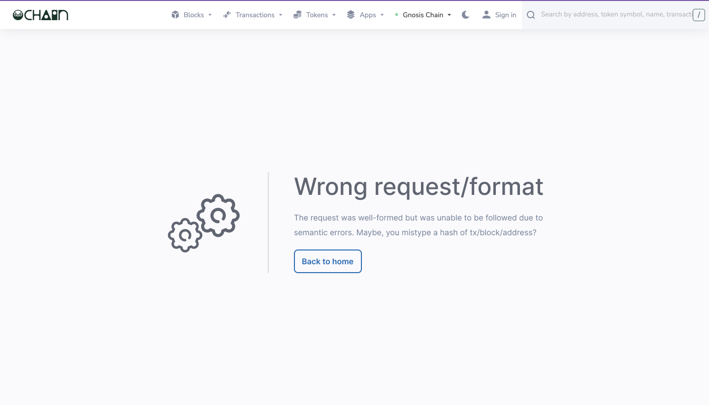 Update Error pages · Issue #6350 · blockscout/blockscout · GitHub