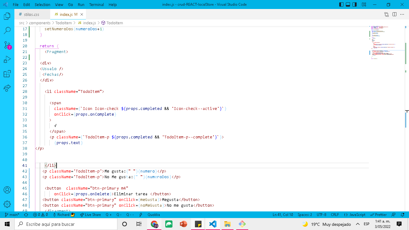 GitHub - riveco0120/ActividadMentoriaReact: Contiene la solución para ...