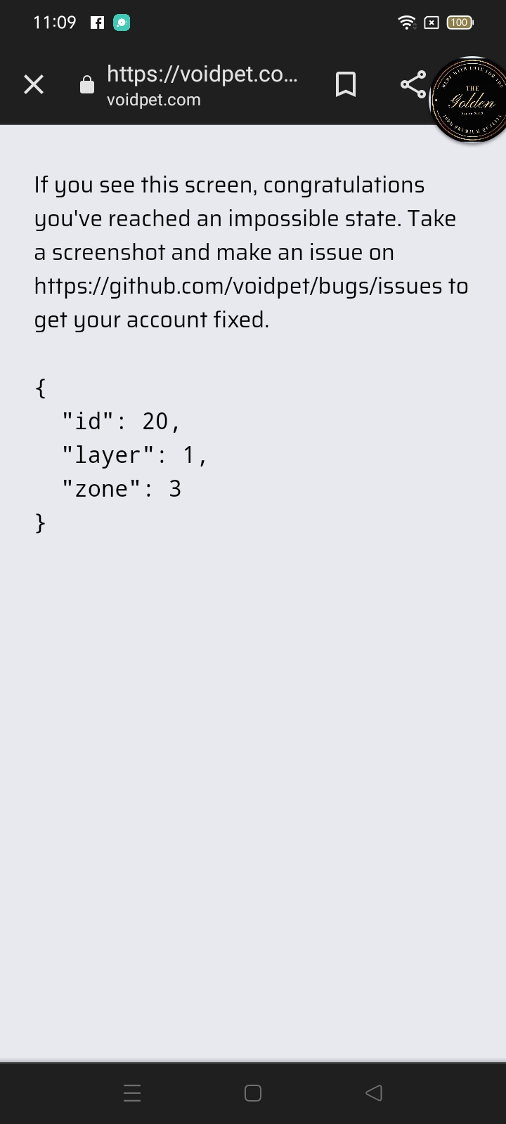 Impossible state · Issue #324 · voidpet/bugs · GitHub