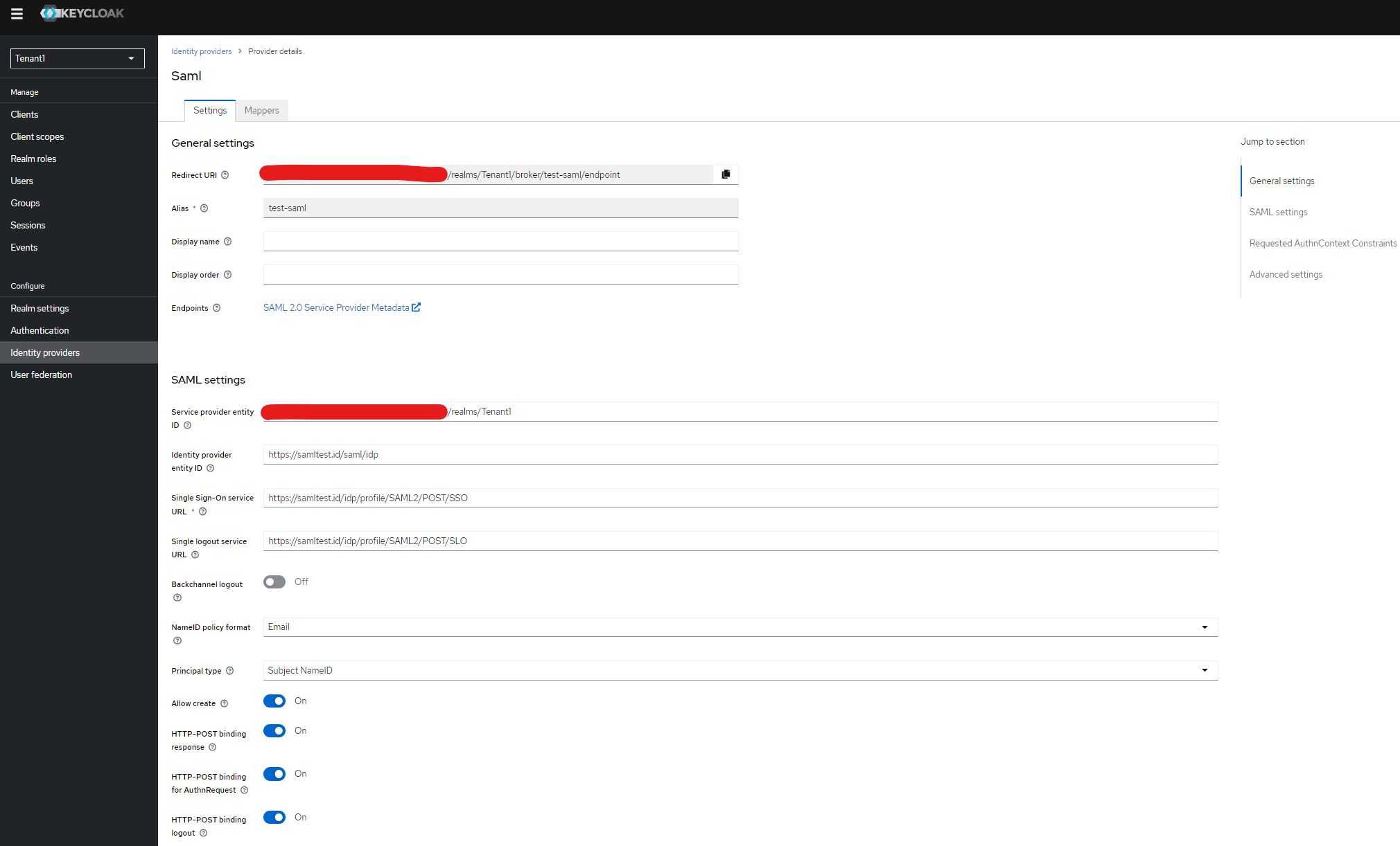 SAML IDP integration doesn't redirect to the IDP login page · Issue