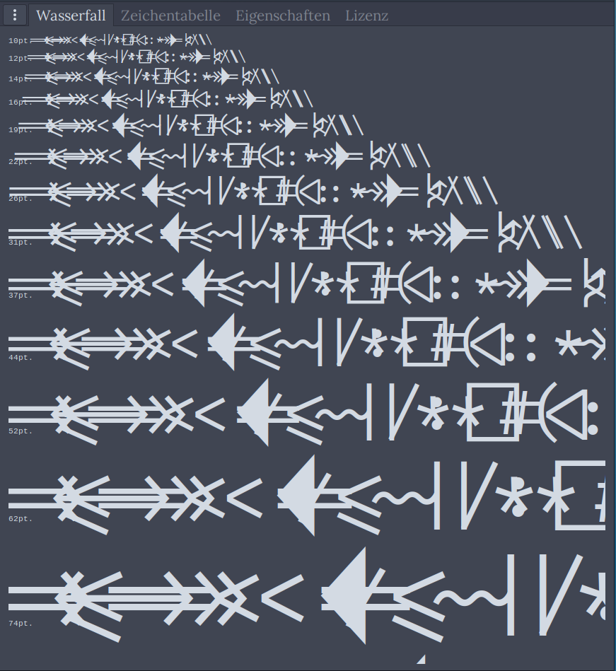 Fira Code Symbol is weirdly rendered · Issue 283 · FontManager/font