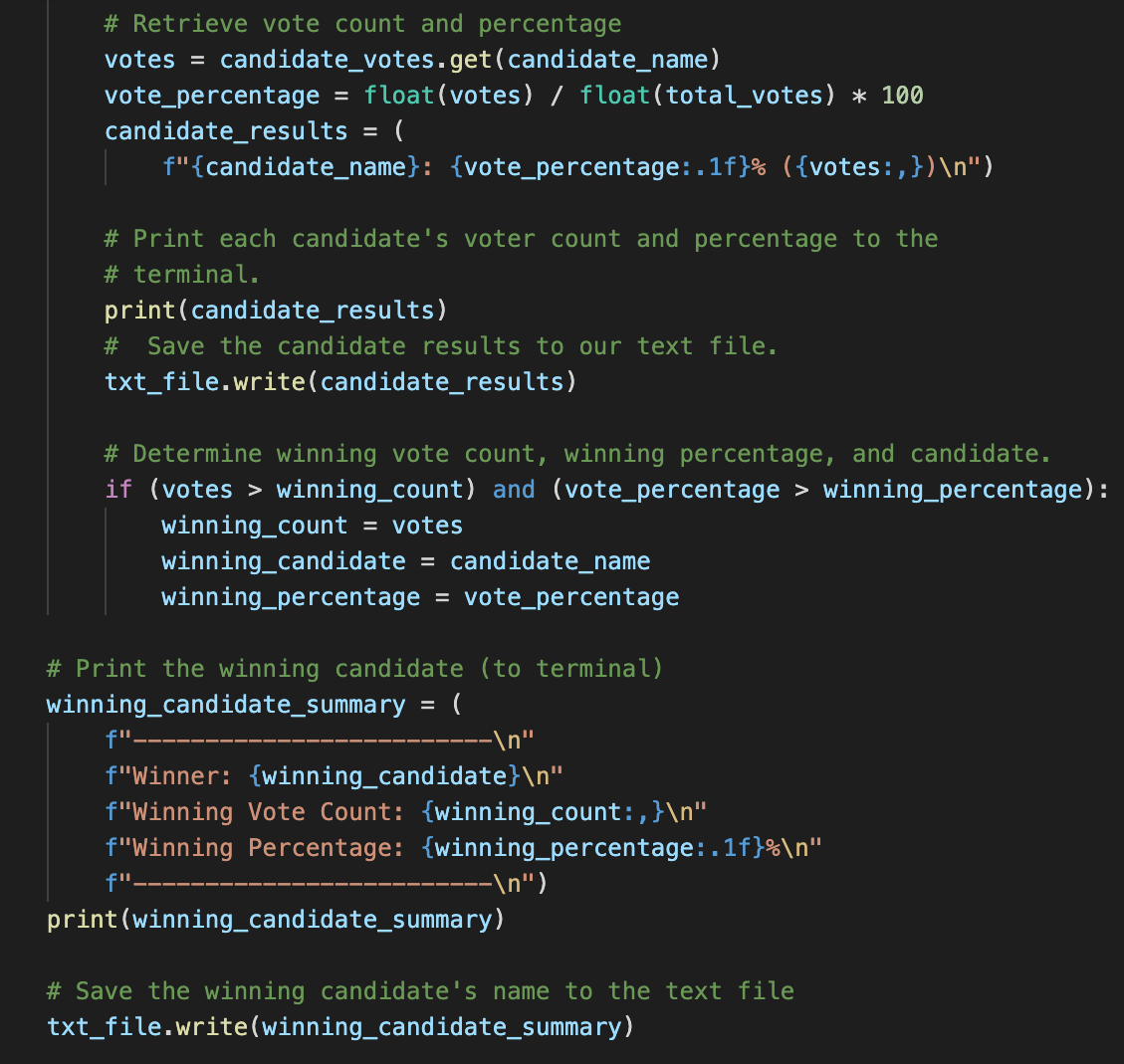 GitHub - meganmcmahon/Election_Analysis: Election Analysis with Python