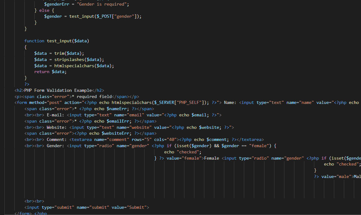 Wrong html/php formatting · Issue #1110 · bmewburn/vscode-intelephense ...