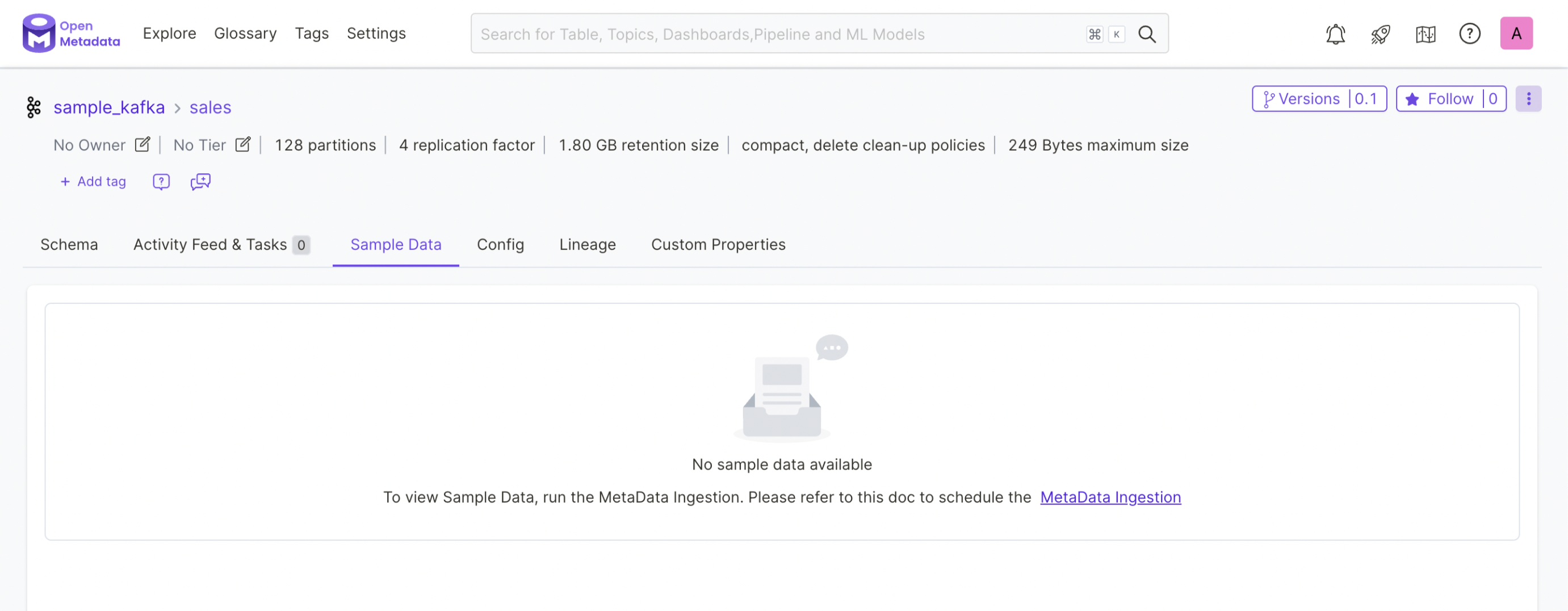 UI Improvements_2 · Issue #6893 · open-metadata/OpenMetadata · GitHub