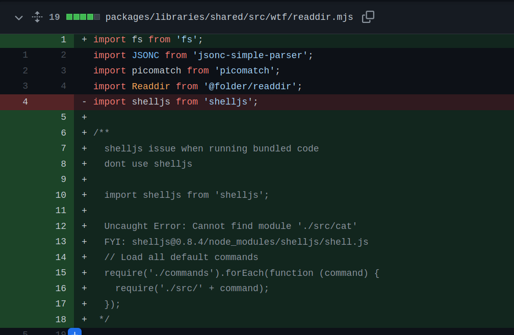 remove shelljs from nodeproto · Issue #143 · noahehall/nodeproto · GitHub