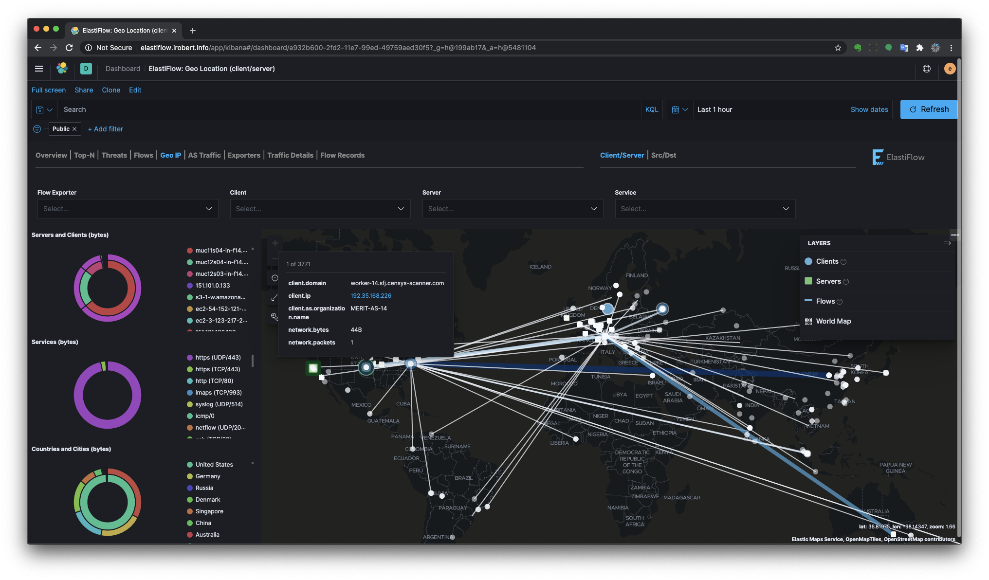 Client/Server Geo IP