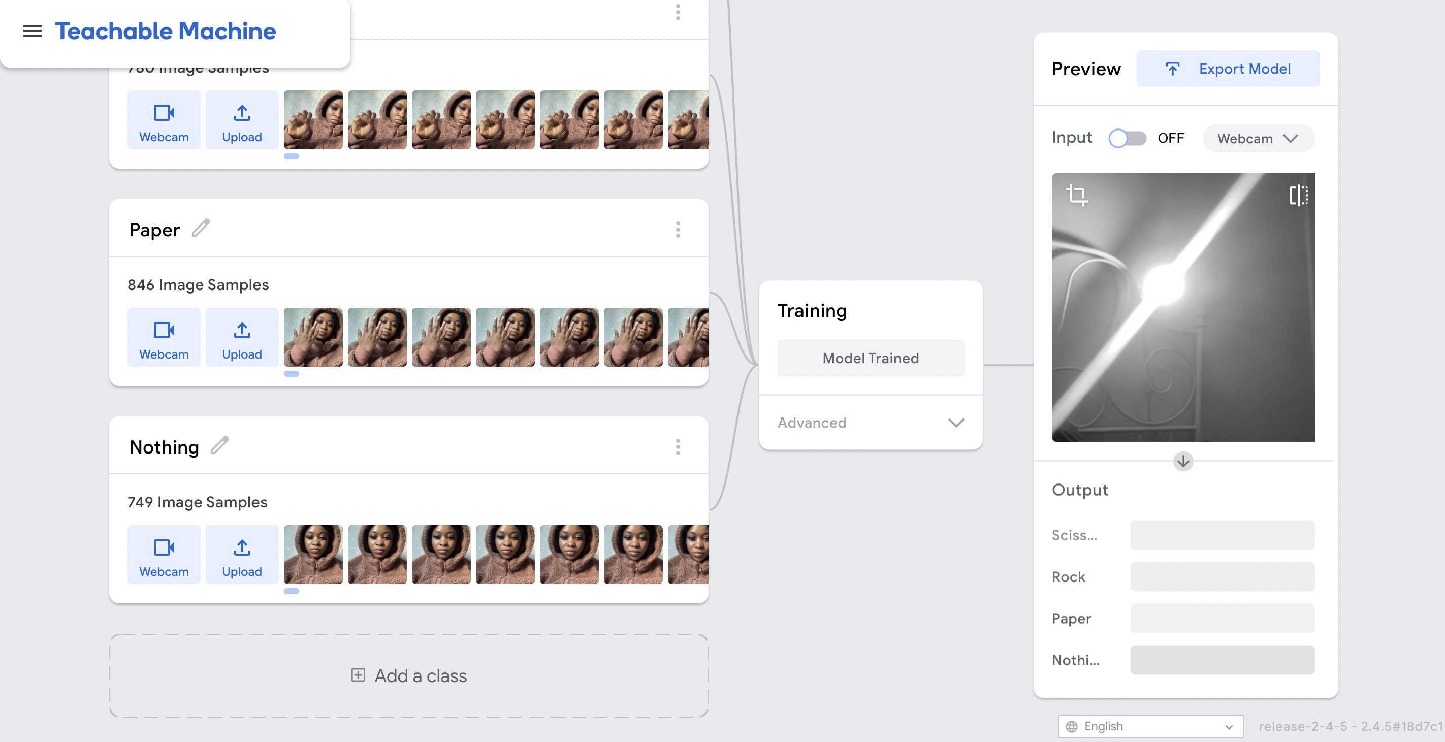 GitHub - pearlroys/Teachable_machine