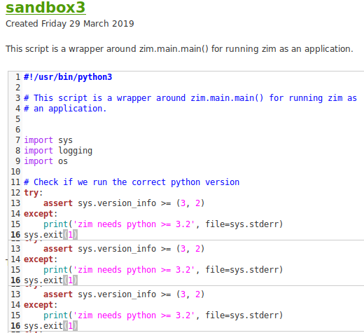 Code blocks rendering/positioning is broken · Issue #721 · zim-desktop ...