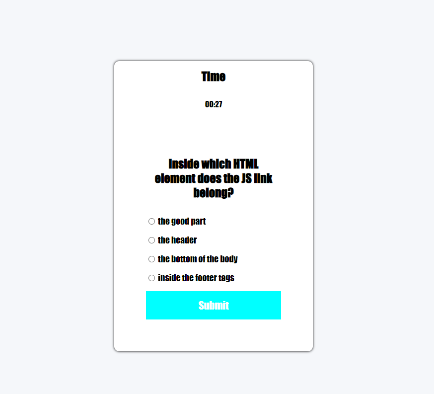 GitHub - Kdenn1/Javascript-Quiz: module 4 java quiz second attempt will ...