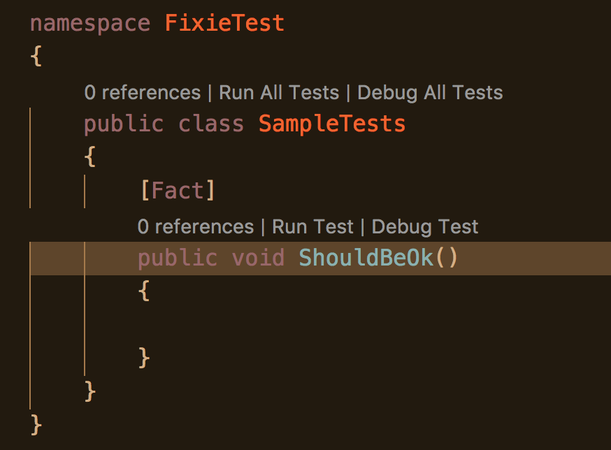 Enable test discovery in VS Code · Issue #187 · fixie/fixie · GitHub