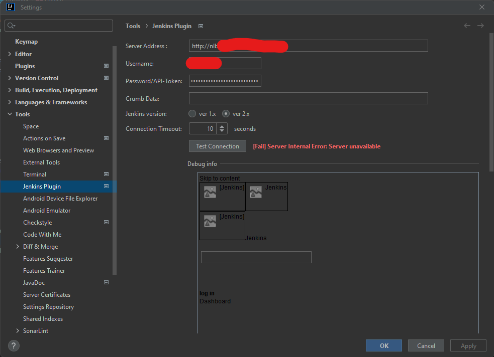 Getting a 500 error when trying to login in to Jenkins · Issue 386
