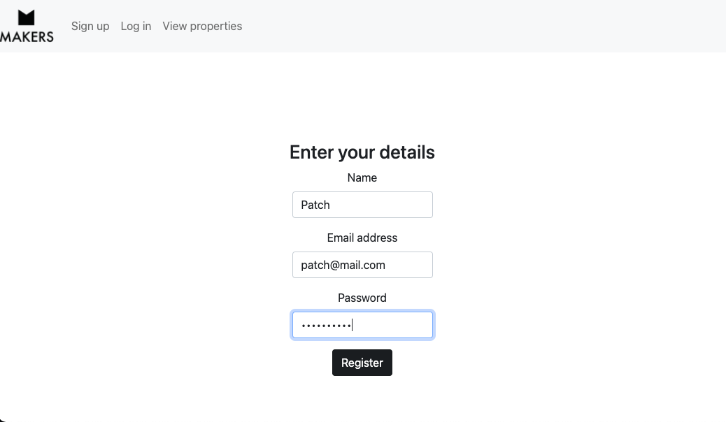 SignUp