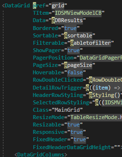DataGrid max-height · Issue #3051 · Megabit/Blazorise · GitHub