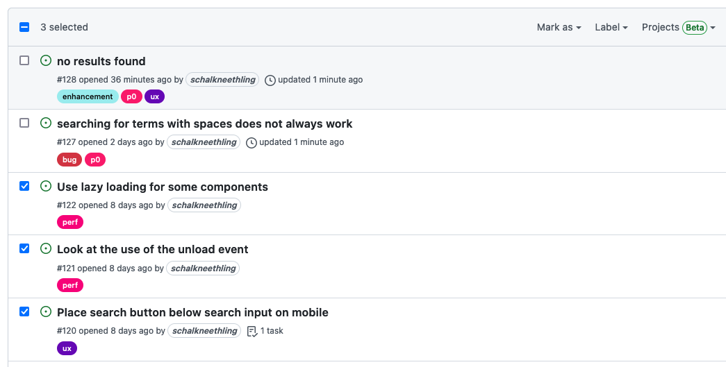 [Projects Beta] Allow bulk assigning of issues to Project · community ...
