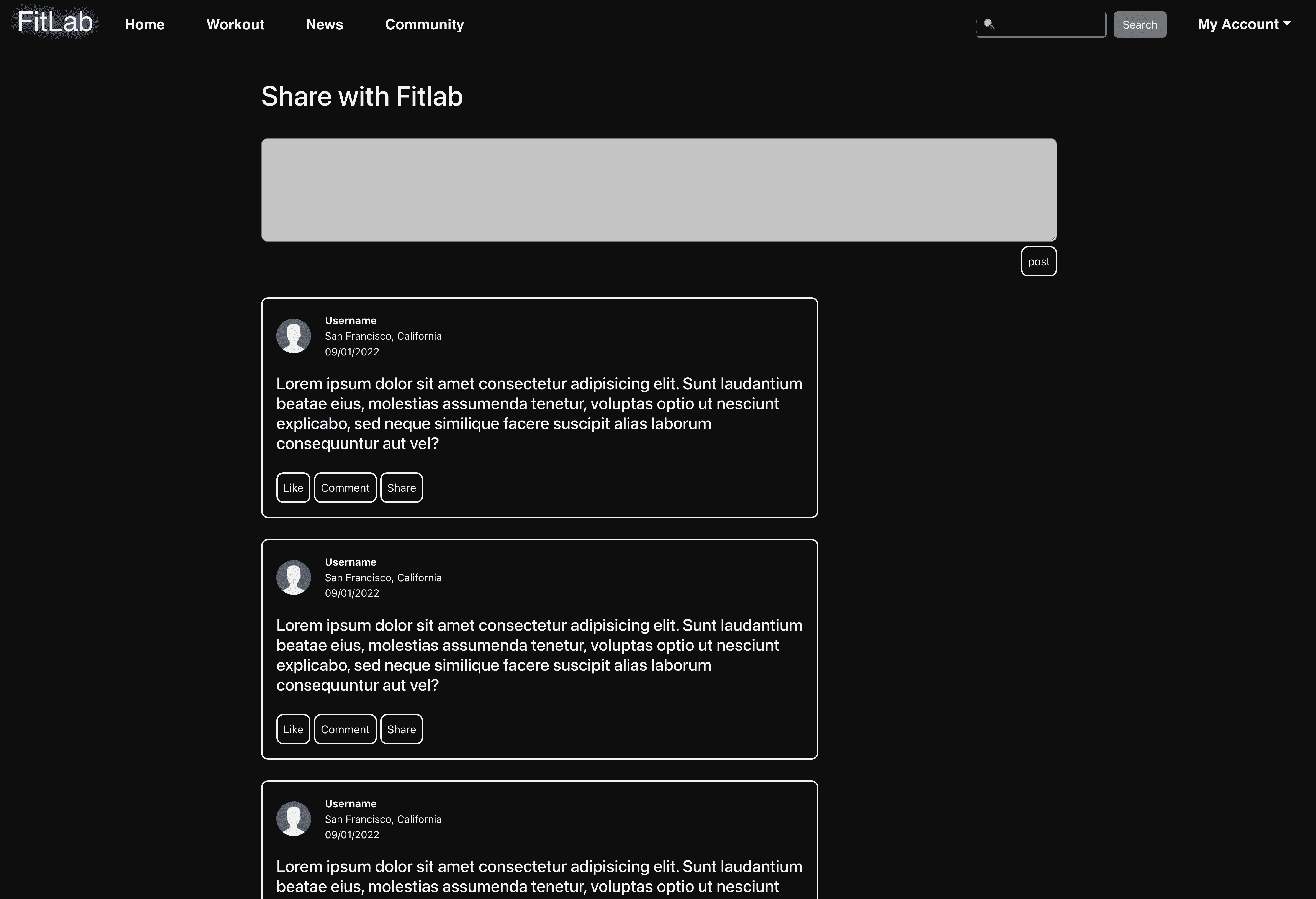 GitHub - jacobmtruong/FitLab: MERN Project