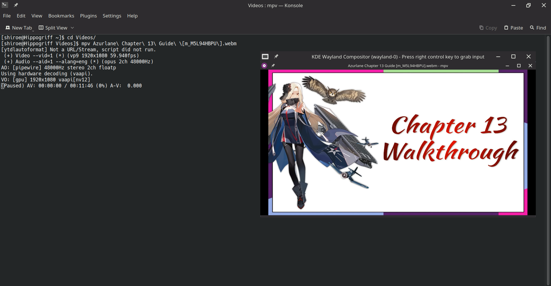 MPV starts in kwin_wayland compositor instead of X11 · Issue 11276