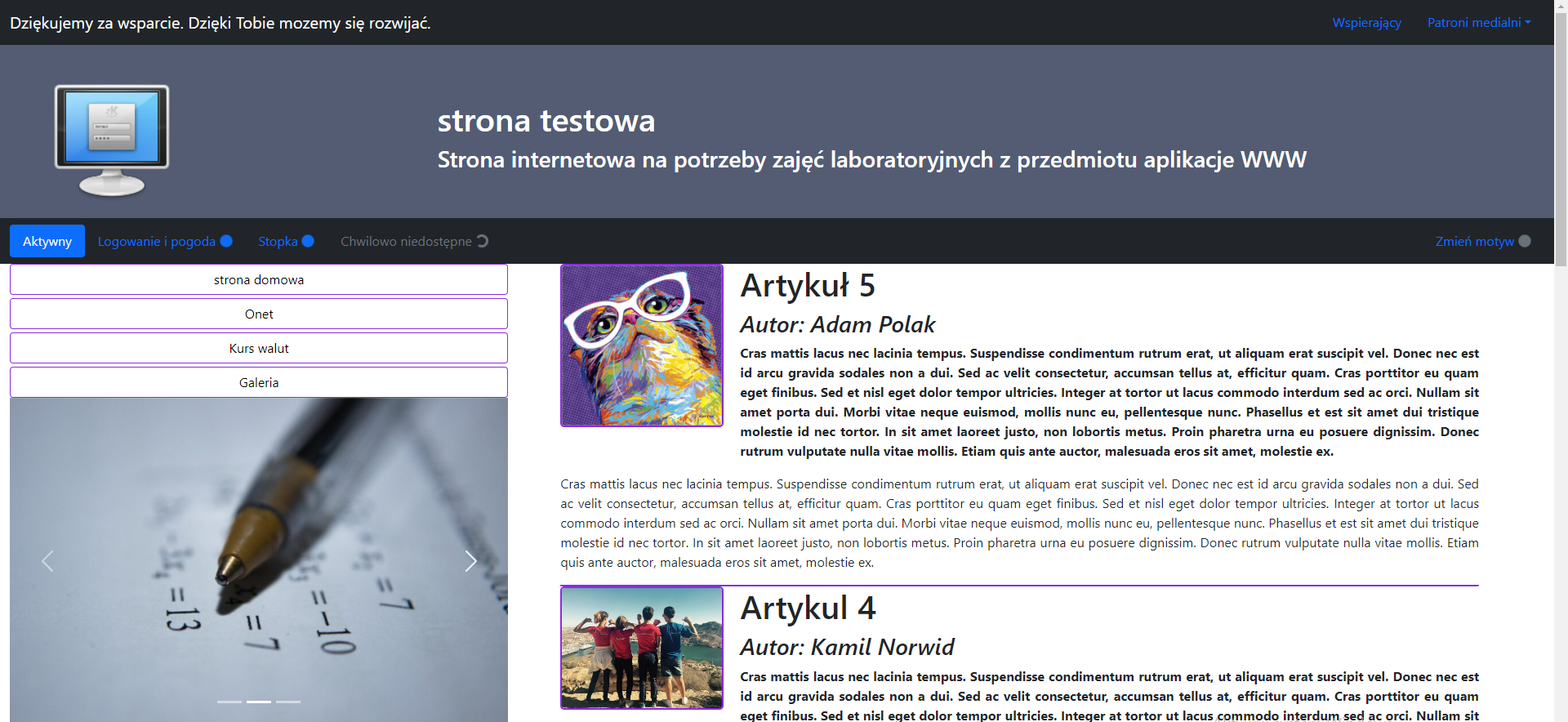 GitHub - Bezben/BootstrapPhp: strona z Bootstrapem i Php