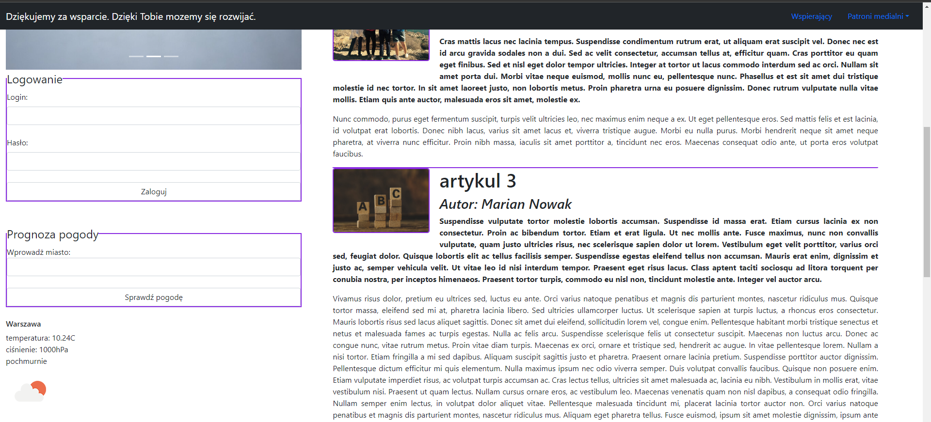 GitHub - Bezben/BootstrapPhp: strona z Bootstrapem i Php