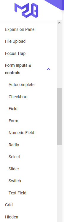 Optionally flatten the component docs menu with some kind of switch ...