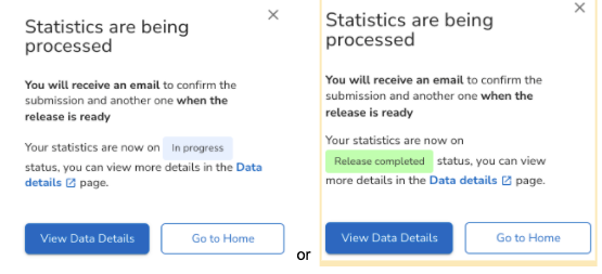 Submit Statistics: Update title/text of pop-up · Issue #520 · opendp ...