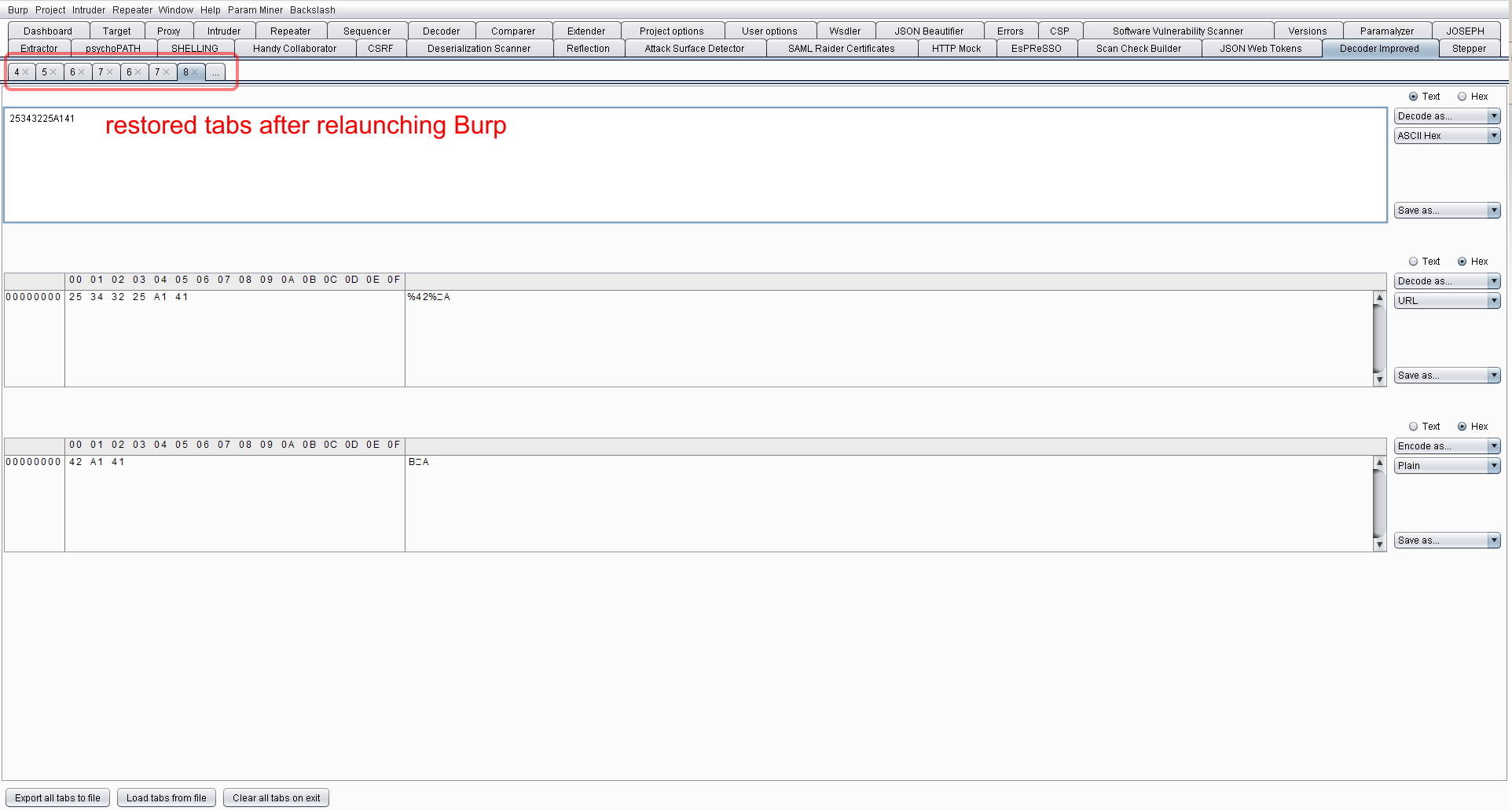 New tab with duplicate label · Issue #30 · nccgroup/Decoder-Improved ...
