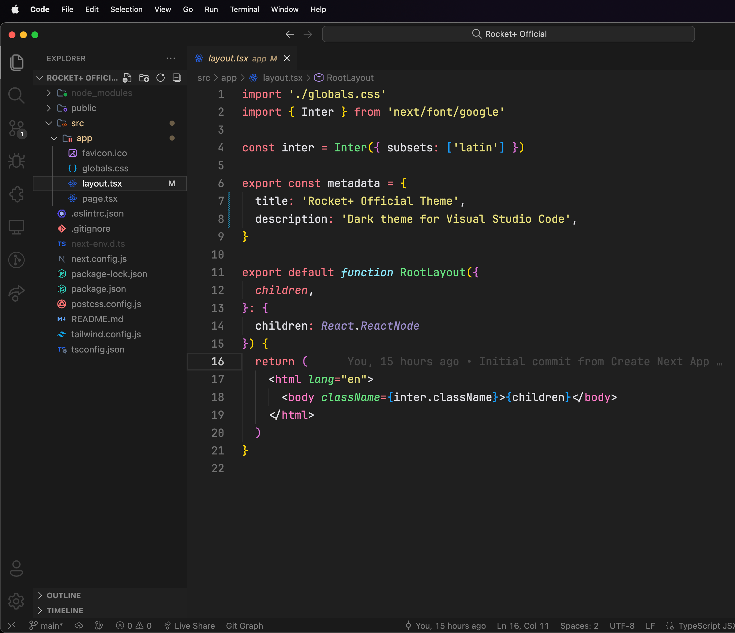 GitHub - SamuelLeutner/getrocketplus: A sleek and modern dark theme for ...