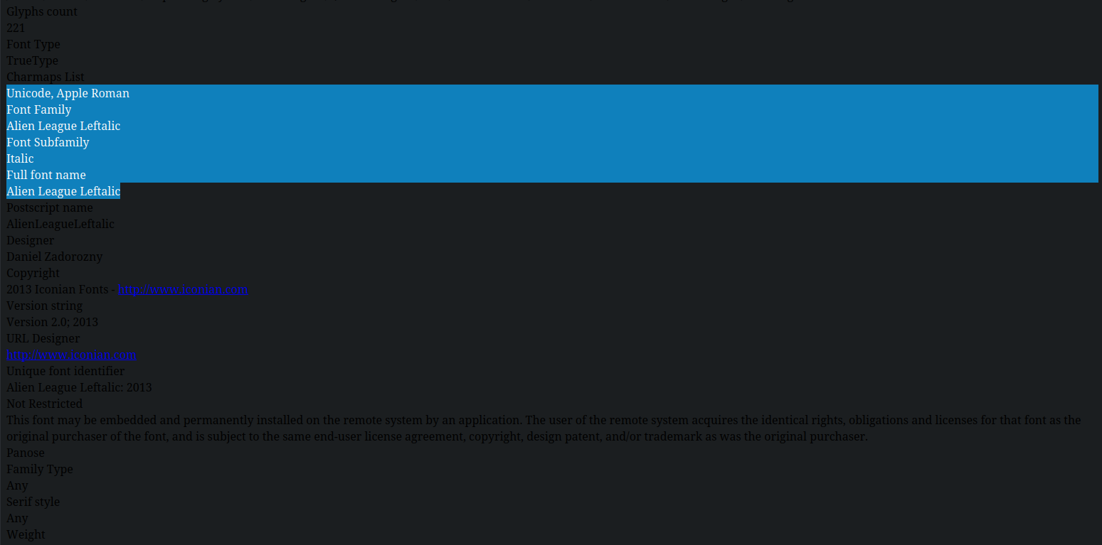 Unable to change font color in the Info Section · Issue #38 ...