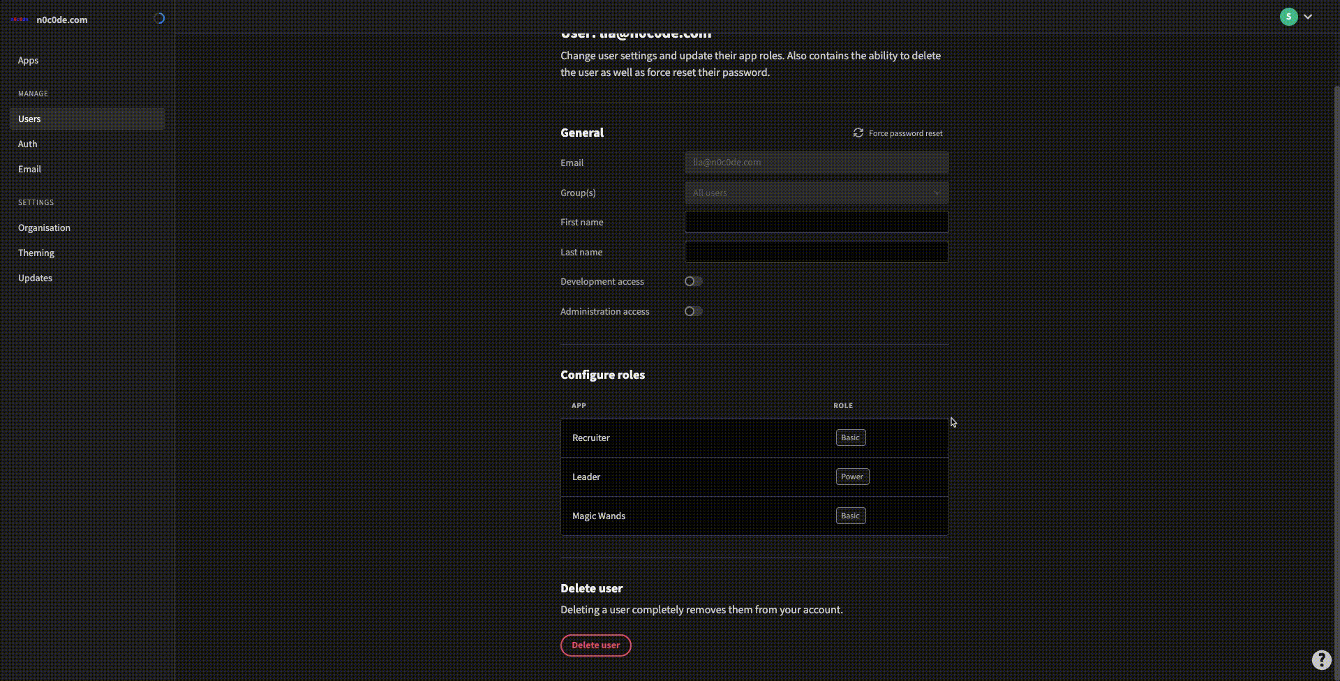 Delete user in self hosted version does not delete · Issue #3008 ...