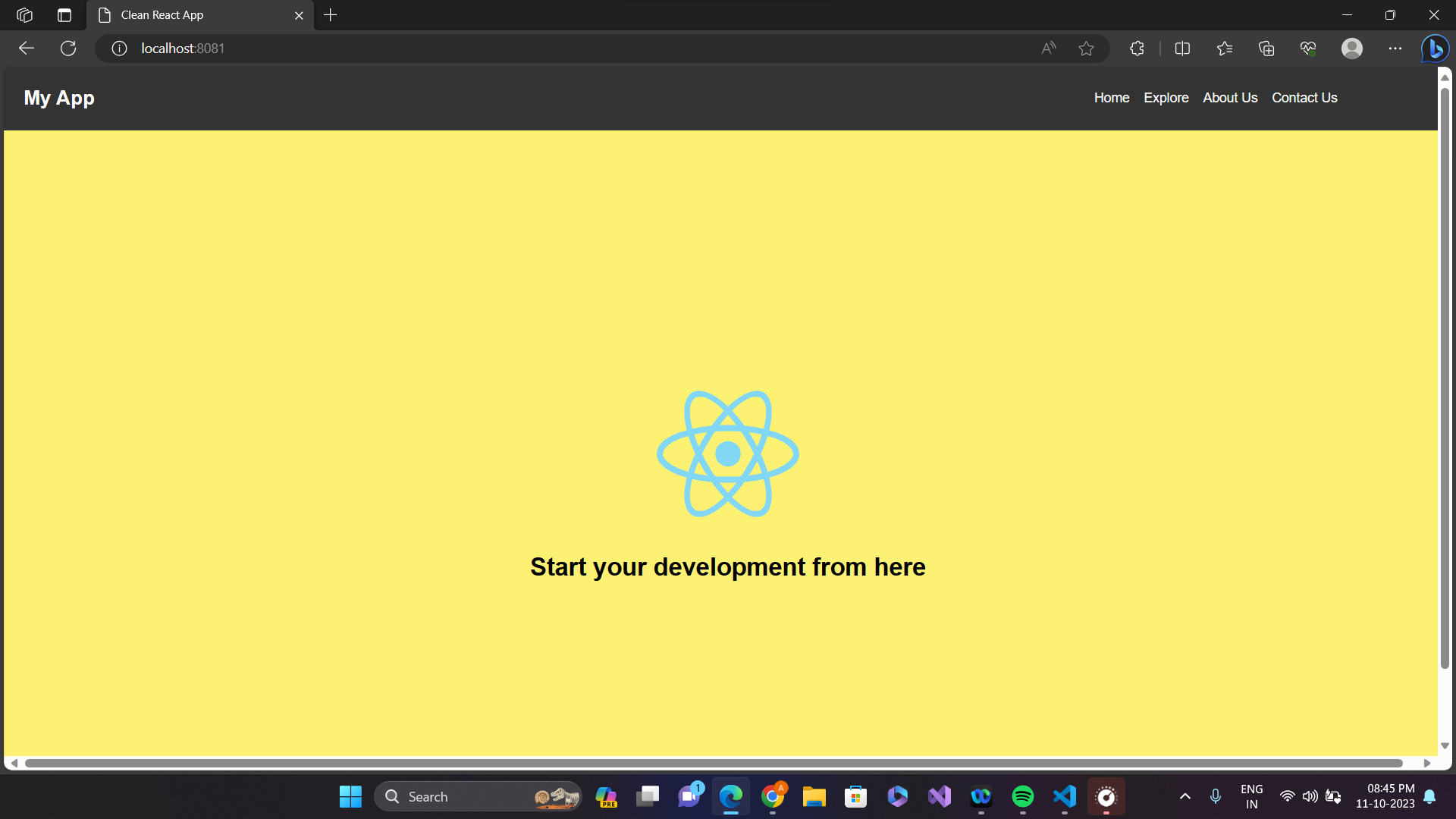 Header Template for clean react app by AshokKumardharanikota · Pull