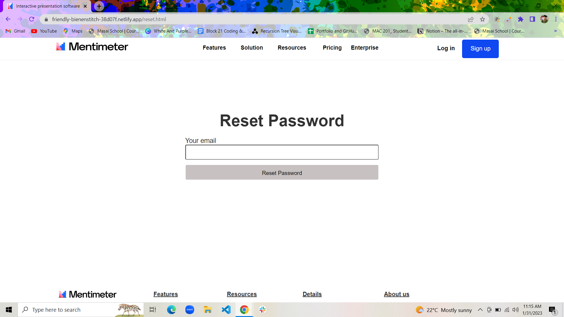 Reset