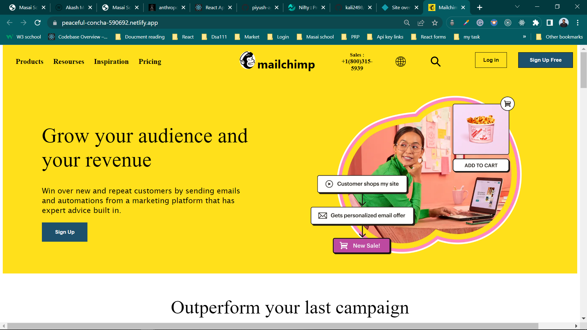 GitHub Kali2498 MailChimp website Clone I Have Cloned Some Features 