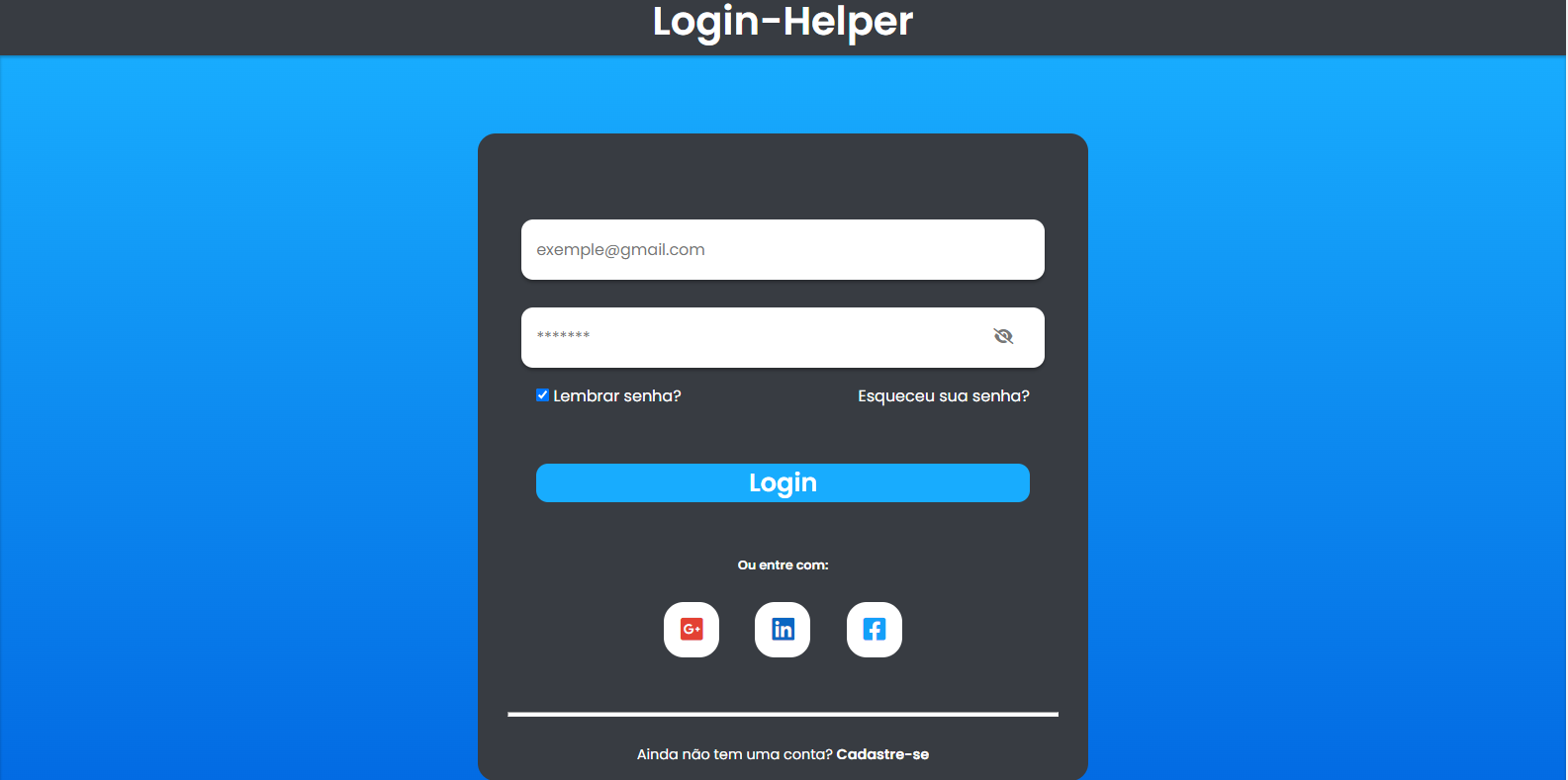GitHub - Carolineschlickmann/Login-Helper · GitHub
