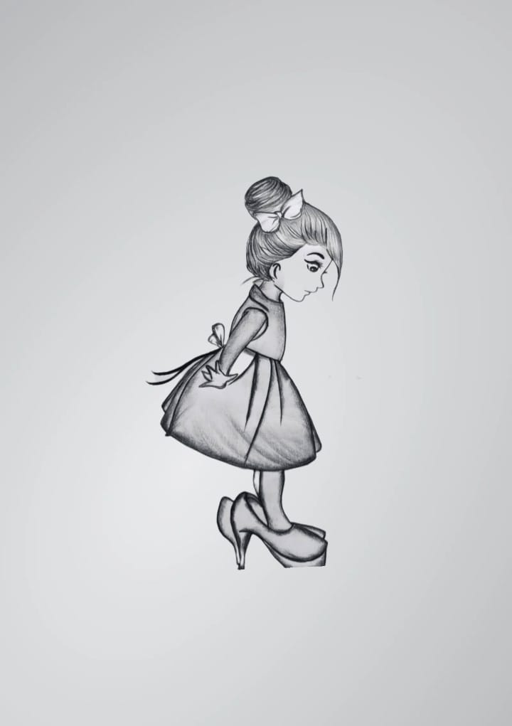 Drawing Girl Using Python Code GitHub - Akashsshinde07/Image-Sketch-Drawing-in-Turtle: this is ...