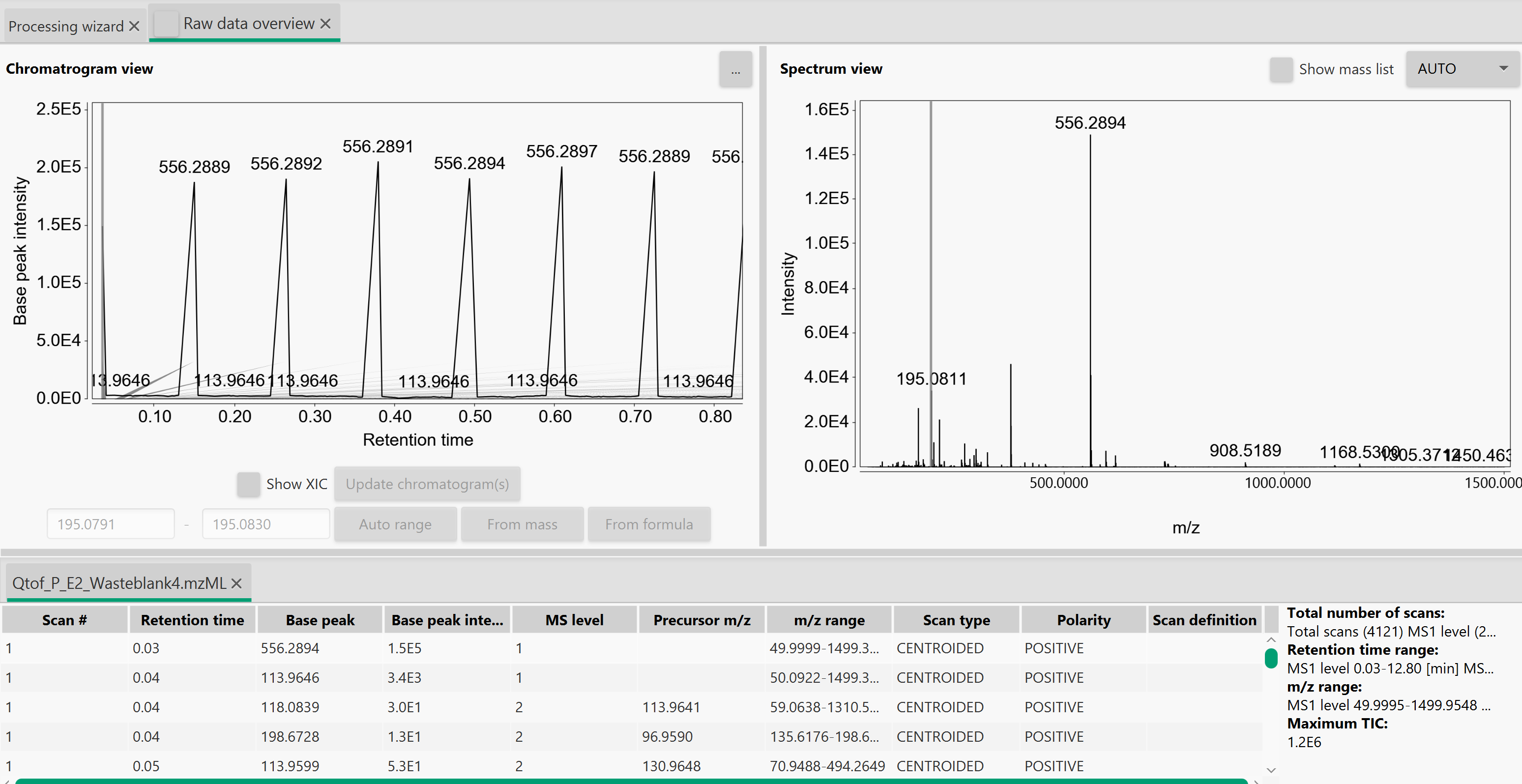 Error when running ADAP chromatogram builder · Issue 609 · mzmine