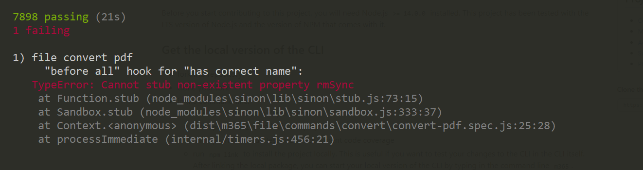 Bug report: Failed file convert pdf test on Node