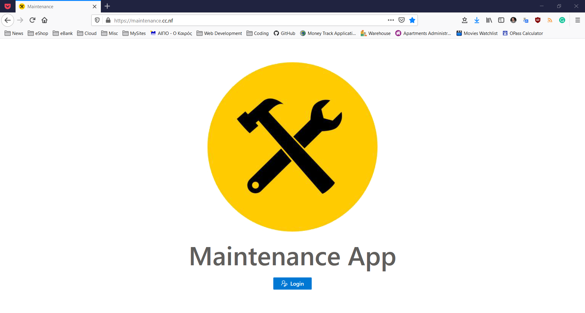 GitHub - panosdim/maintenance-web-app