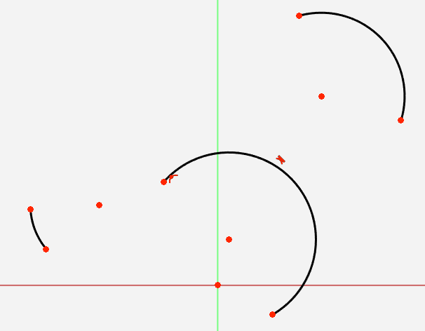 [Issue] Geometric constraints on Arcs are displayed away of supports ...