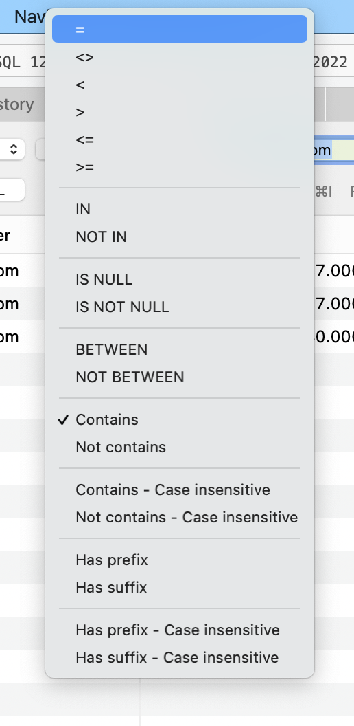 Support for filtering using Postgres JSON operators · Issue 2731 · TablePlus/TablePlus · GitHub