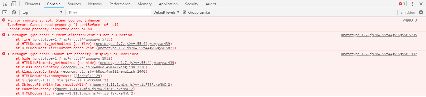 Page doesn't load at all if the script is enabled · Issue #90 · Nuklon ...