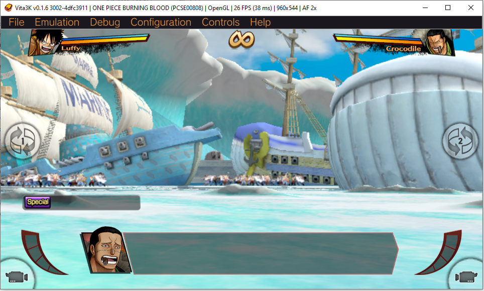 One Piece Burning Blood [PCSE00808] · Issue 1154 · Vita3K