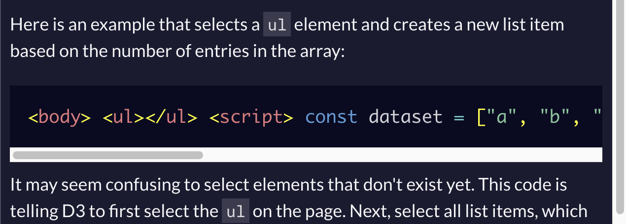 Typo - All code on one line in D3 lesson · Issue #41587 · freeCodeCamp ...