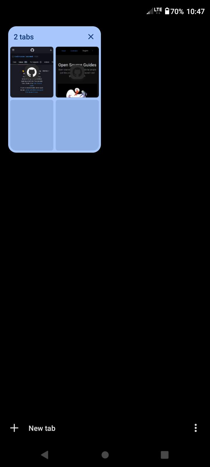 Bottom toolbar overlays tabbar · Issue 658 · kiwibrowser/src.next